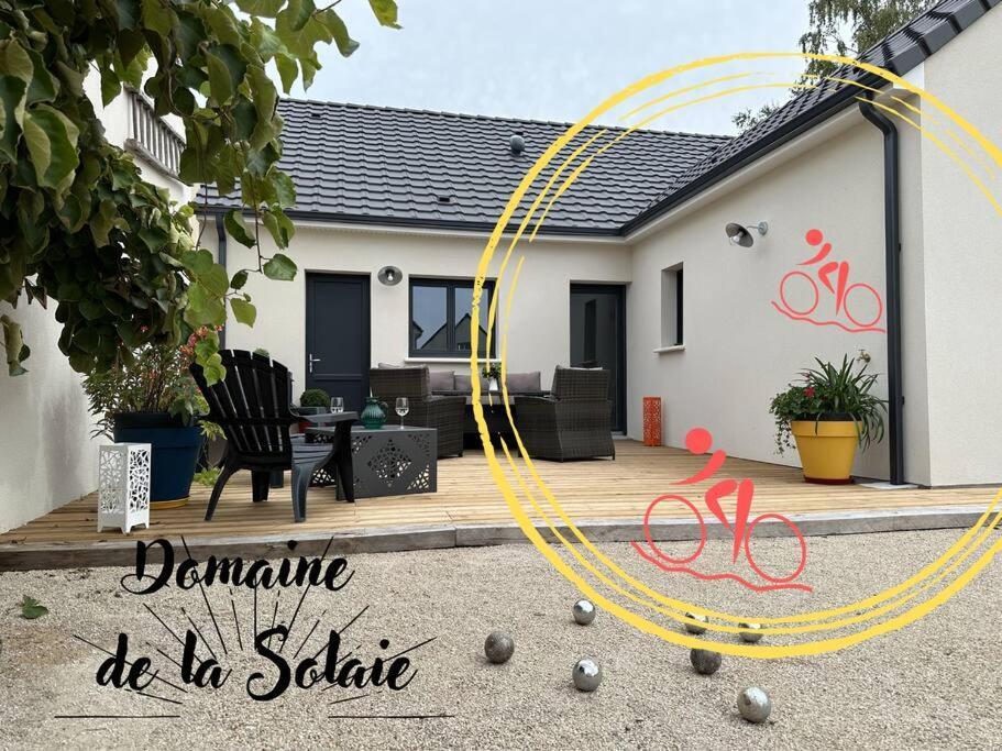 * Domaine De La Solaie * - Proche Bords De Loire Villa Saint-Denis-de lʼHôtel Bagian luar foto